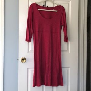 Toad&Co red dress size medium